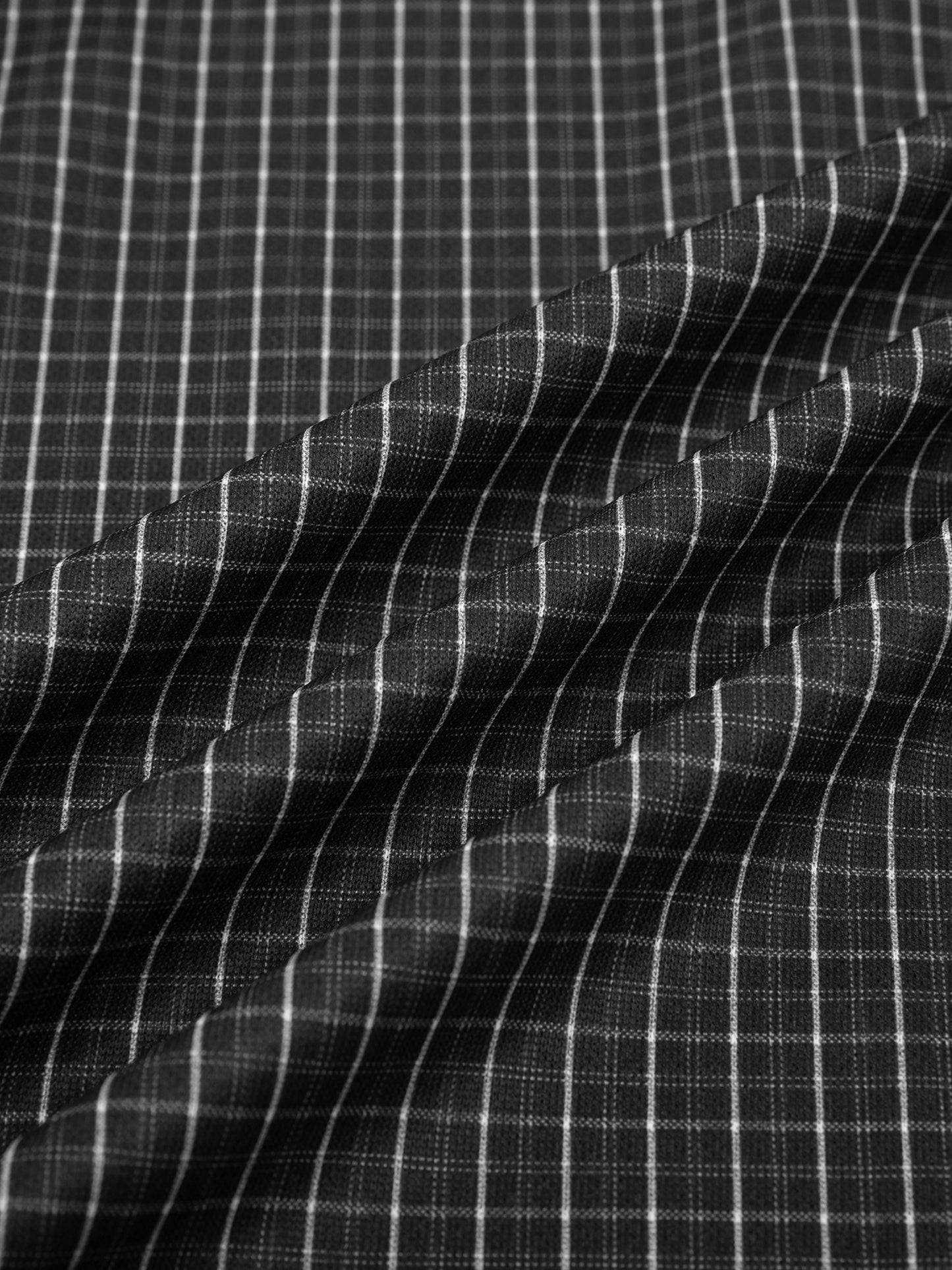 Contrast Plaid Fake ID Zip Up