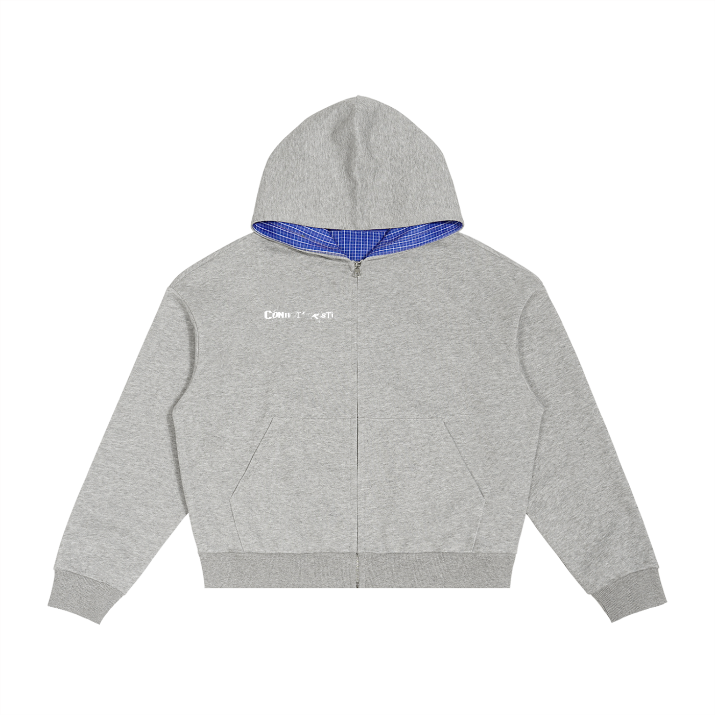 Contrast Plaid Connor Cristi Zip up