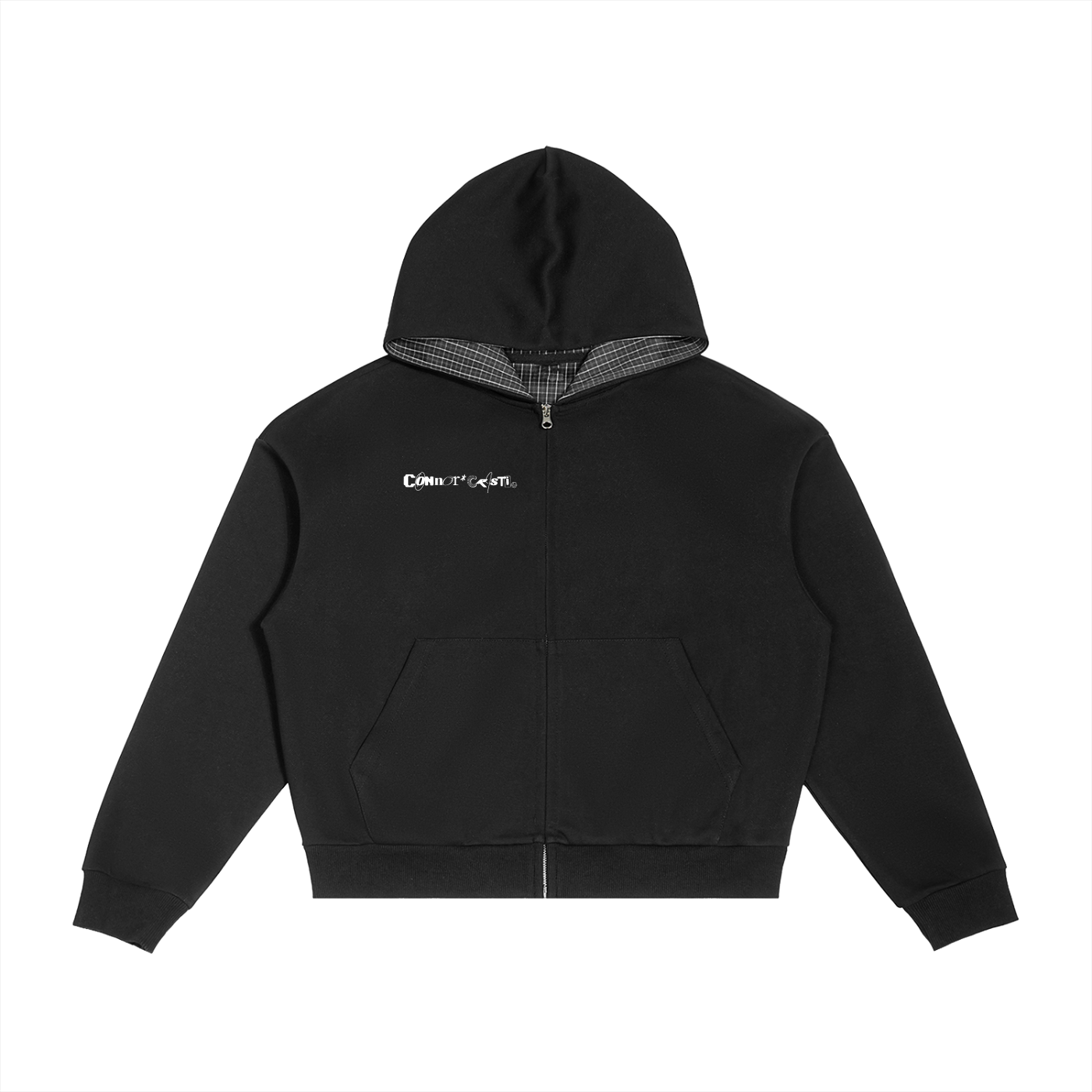 Contrast Plaid Connor Cristi Zip up